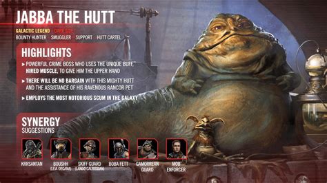 best mods for jabba swgoh.